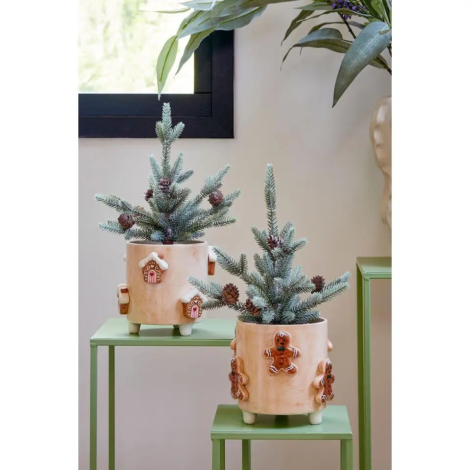 Mica Decorations Bloempot - Assorti - H15 x Ø17 - Off-white