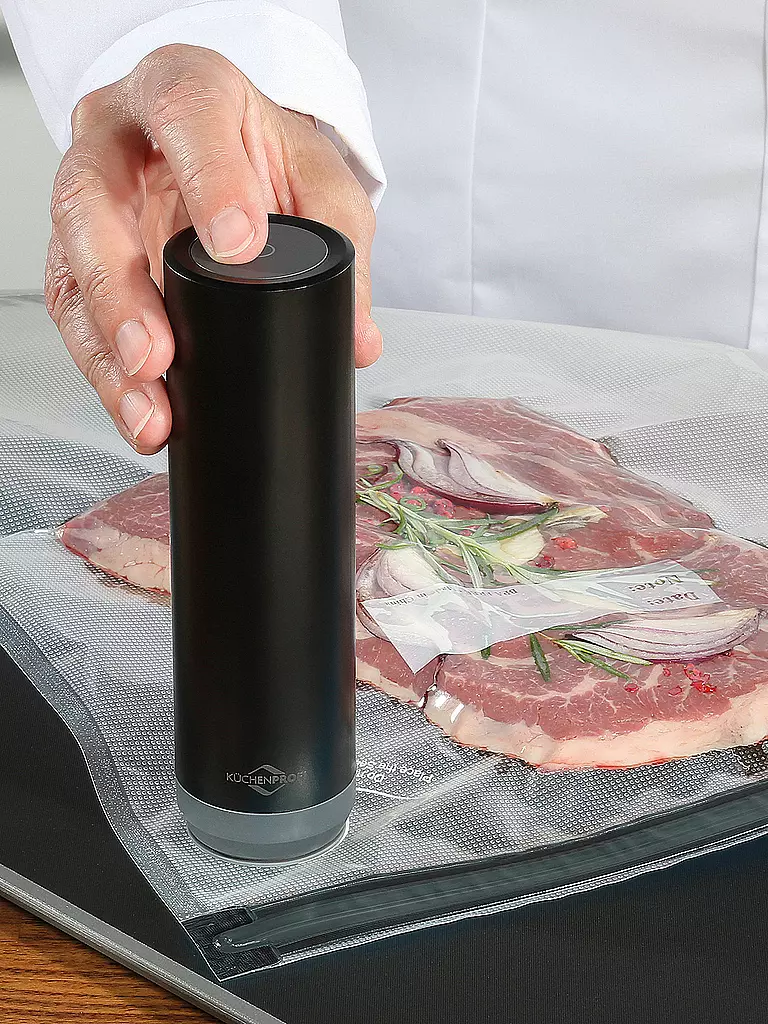 KÜCHENPROFI Vakuum Starter-Set 7 teilig EASYFRESH schwarz