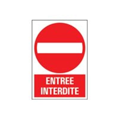 Pickup - Panneau Entrée interdite 1 - 230 x 330 mm
