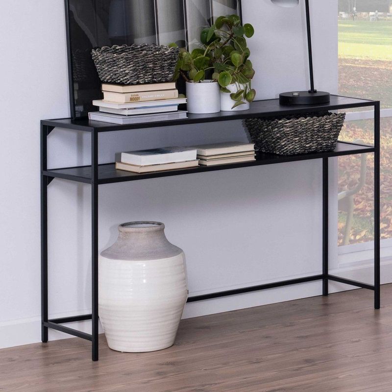 Giga Living - Sidetable Bronx - Zwart - MDF