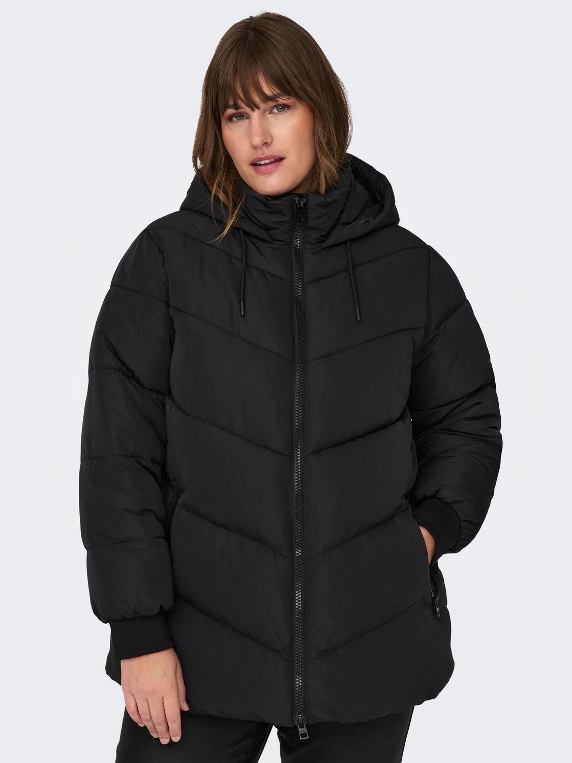 CARMADDIE Steppmantel Black