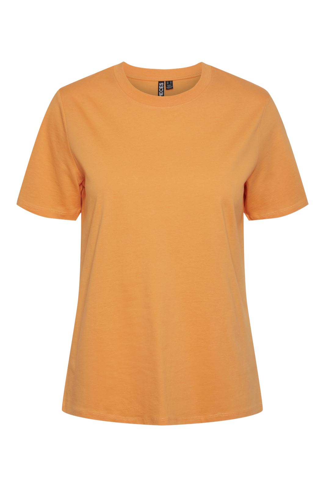 Pieces Pcria Ss Solid Tee 4386929 tangerine