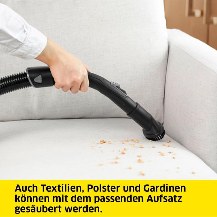 Kärcher Staubsauger VC 3 (beutellos, transparenter und auswaschbarer Schmutzbehälter, Komfortausstattung, hocheffizienter Hepa-Filter, filtert allergieauslösende Partikel, 700 Watt)