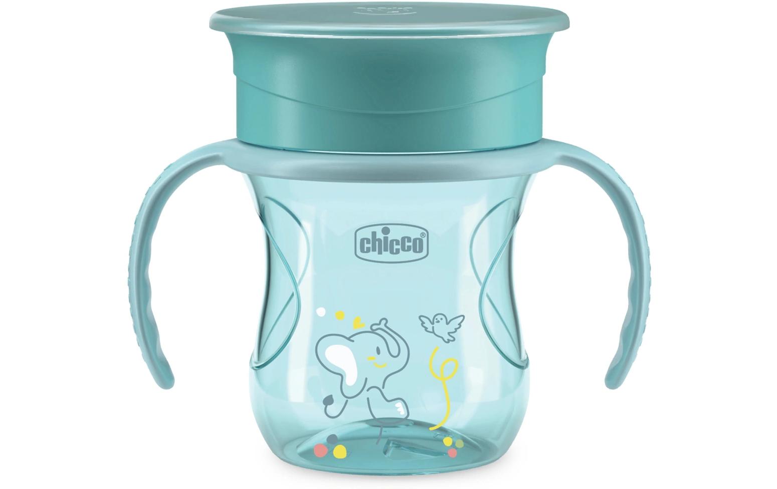 Kindertrinkbecher Perfect Cup 200 ml, Blau, 12m+Trinklernbecher