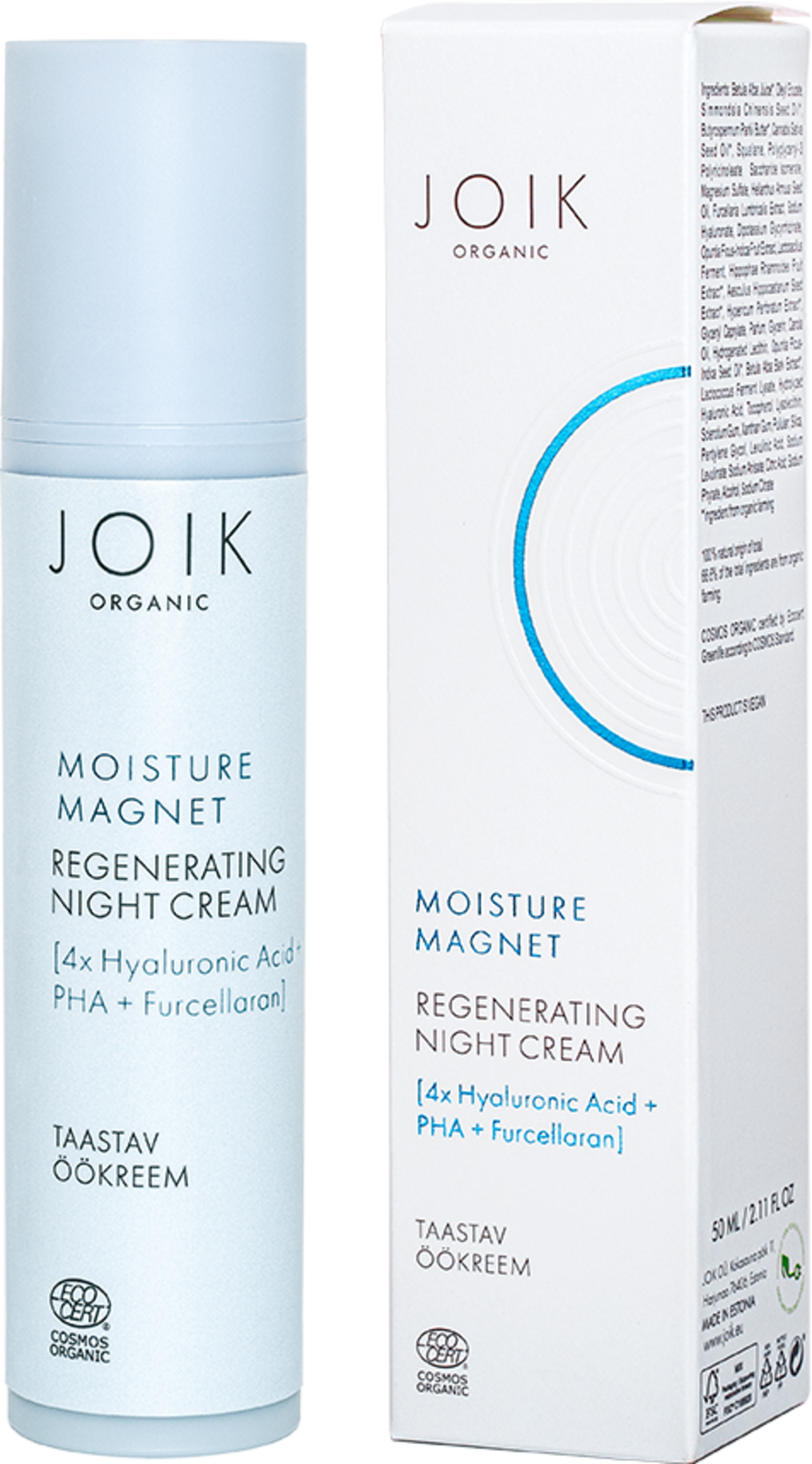 JOIK Organic  Moisture Magnet Regenerating Night Cream, 50 ml
