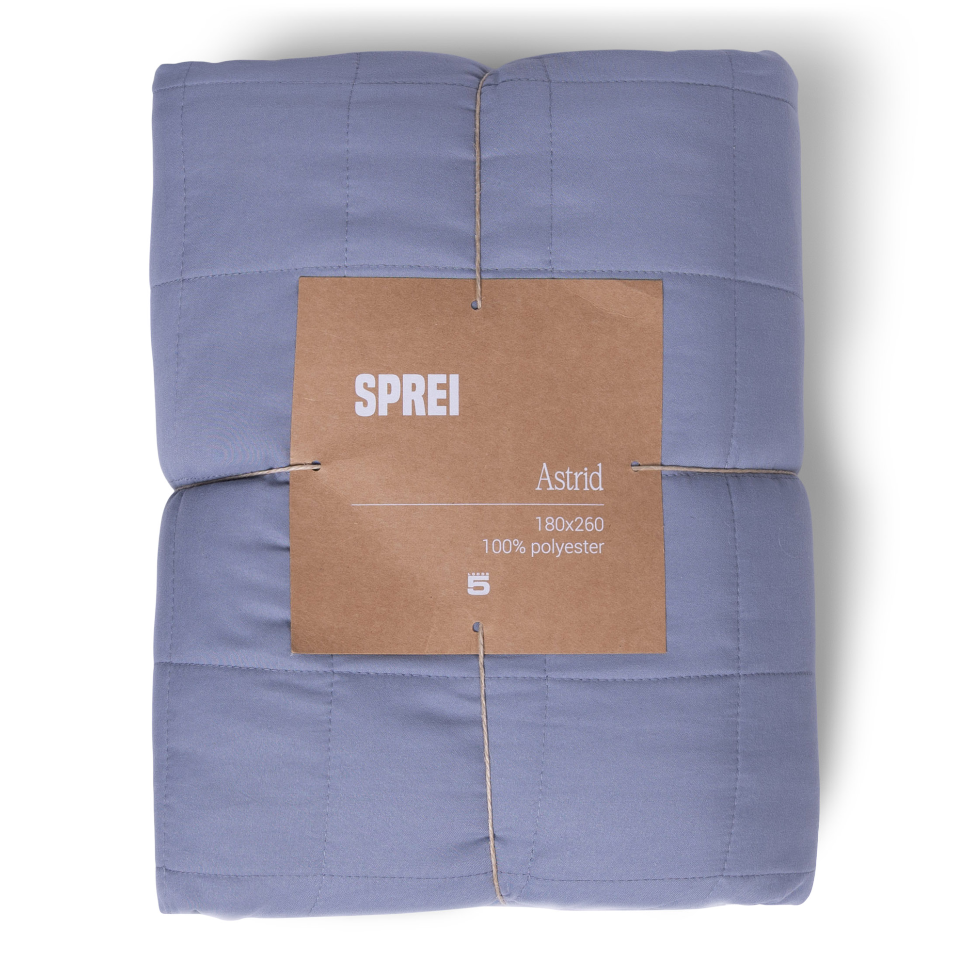 Sprei Astrid 180x260 cm ice blue