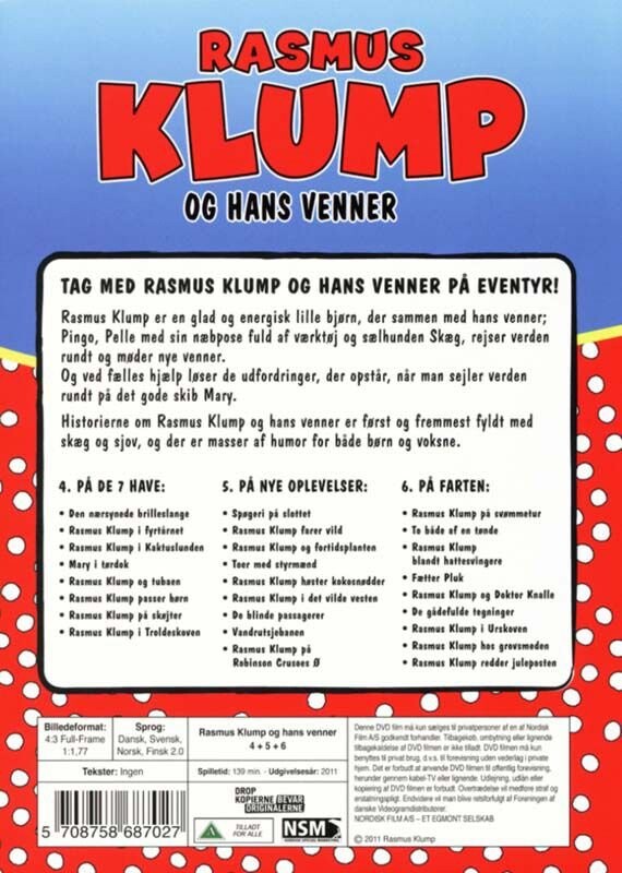 Rasmus Klump Og Hans Venner - Boks 2 - DVD
