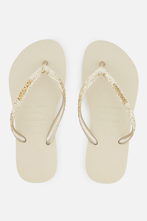 Havaianas Slim Glitter II Slippers beige Rubber