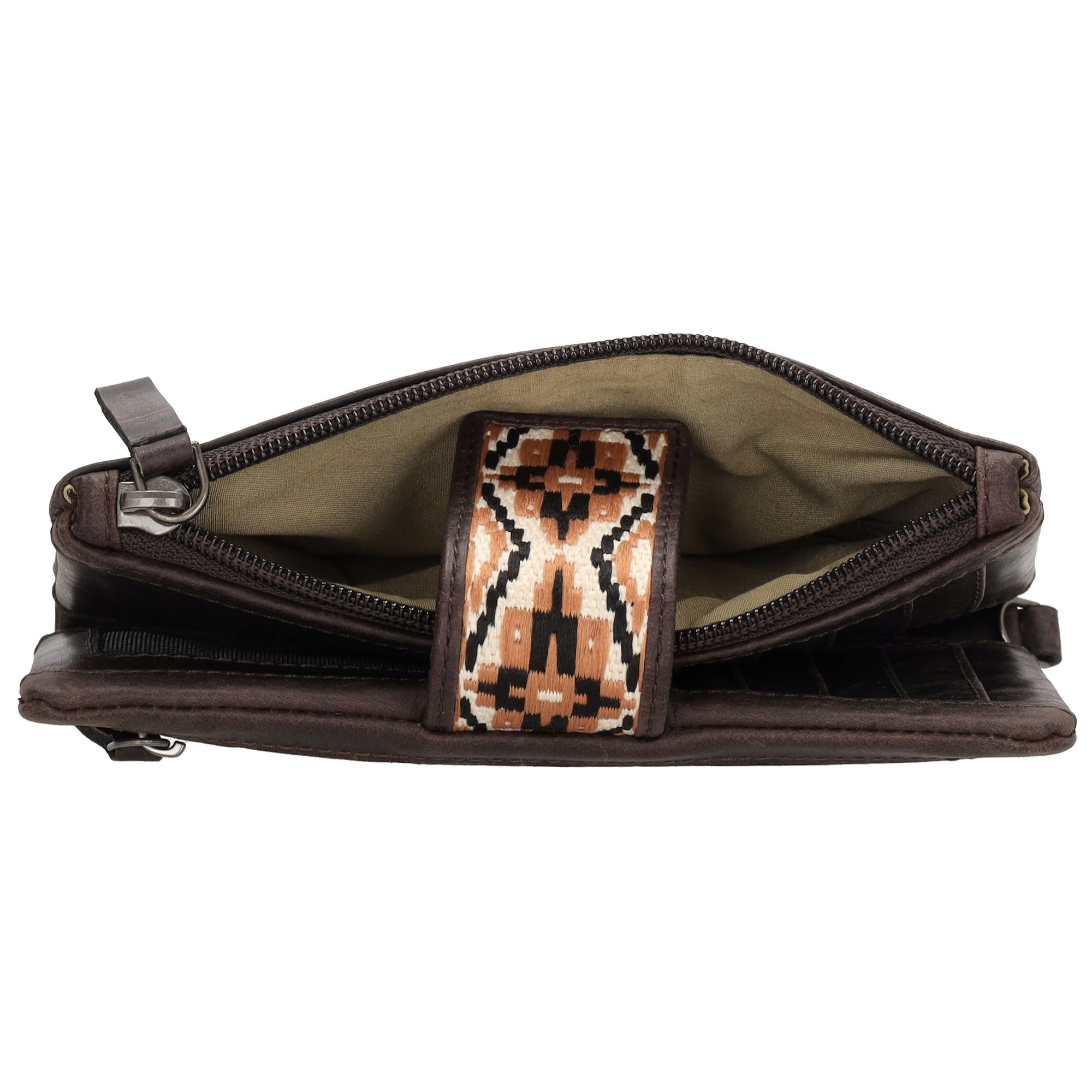 Micmacbags Next Navajo Portemonnee Donkerbruin