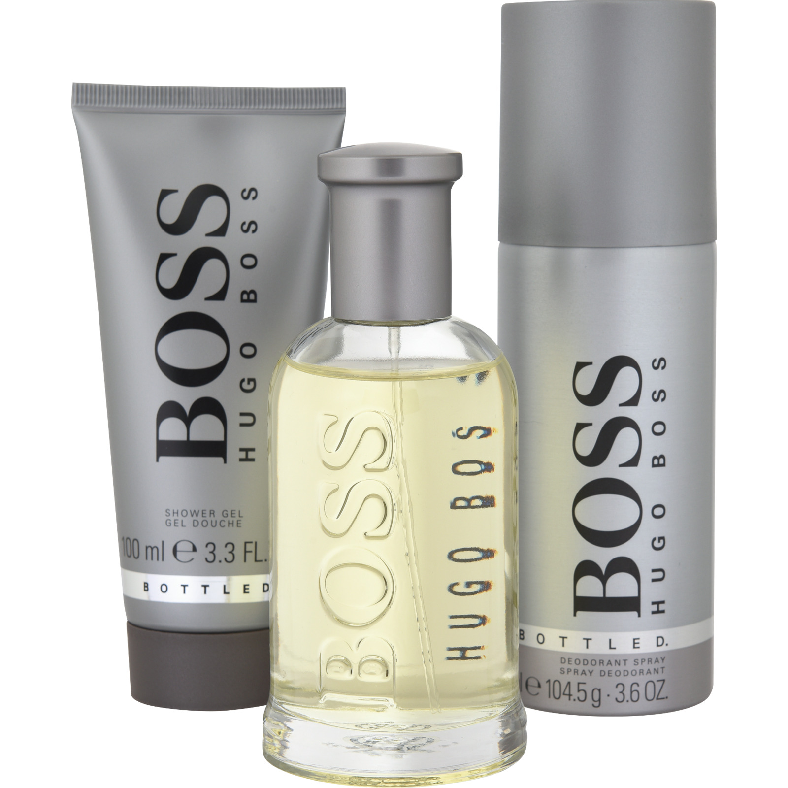 Hugo Boss Bottled Eau de Toilette Duftset, 3-teilig
