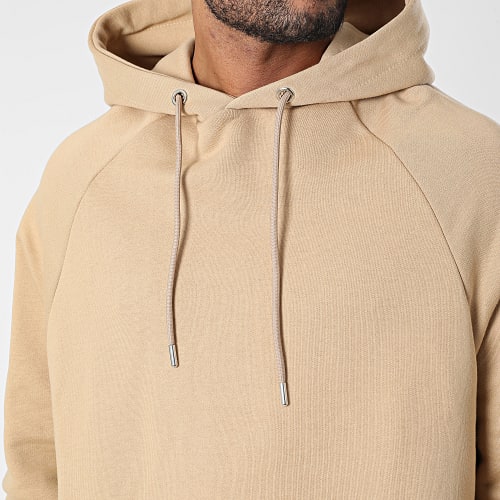 Sweat Capuche 22-K002 Beige