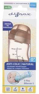 Difrax S-babyfles Natural 170ml - Blossom 1ST