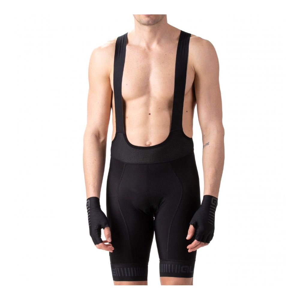 Ale STRADA - Cuissard À bretelles Homme black/charcoal grey