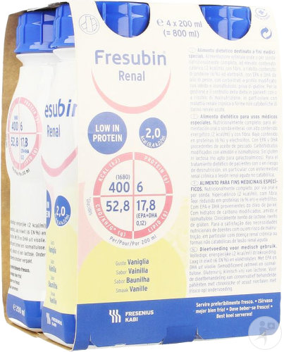 Fresubin Renal Vanille Flacons 4x200ml