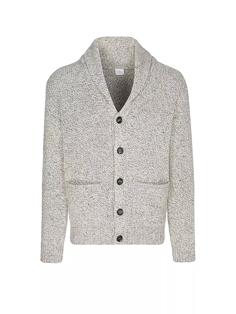 ELEVENTY Kaschmir Strickjacke hellgrau