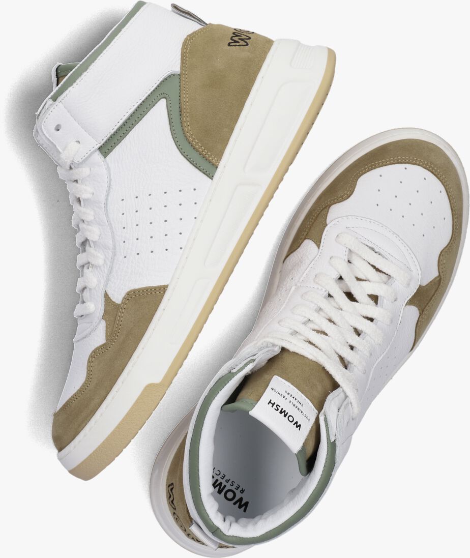 WOMSH witte womsh hoge sneaker super