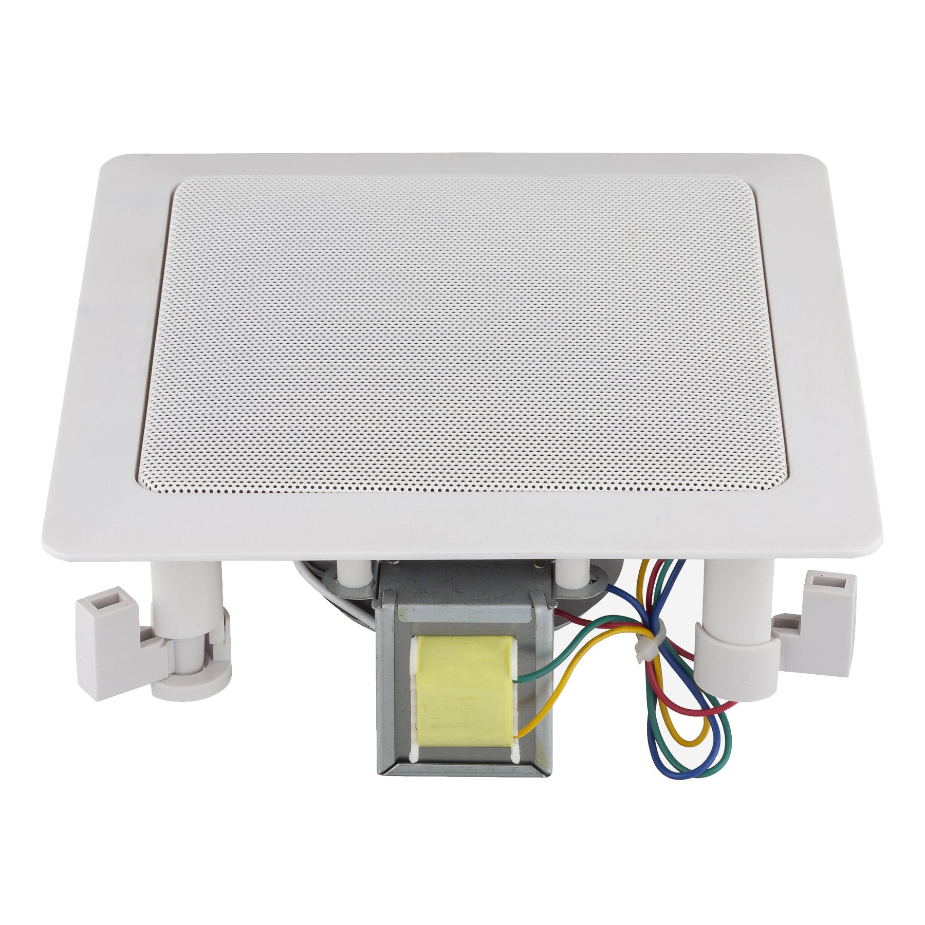 Audiophony CHP520SQ 5 inch plafondspeaker vierkant wit 20W-100V/8 Ohm (per stuk)