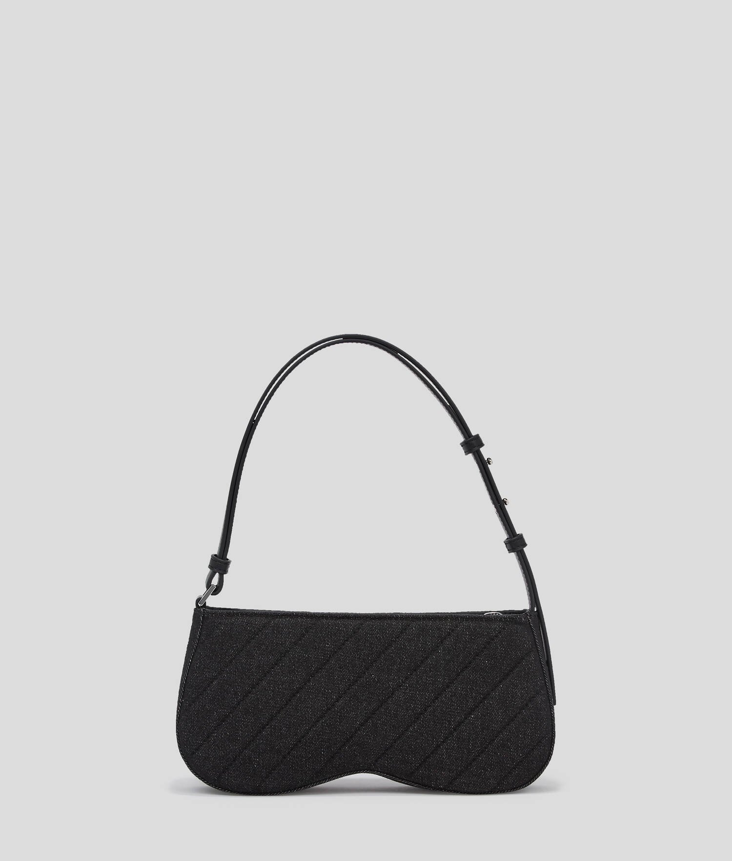 SAC PORTÉ ÉPAULE LUNETTES DE SOLEIL MATELASSÉ - Denim Noir