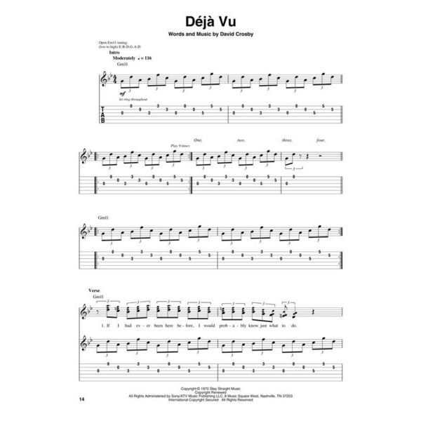 Hal Leonard Guitar Play-Along Crosby