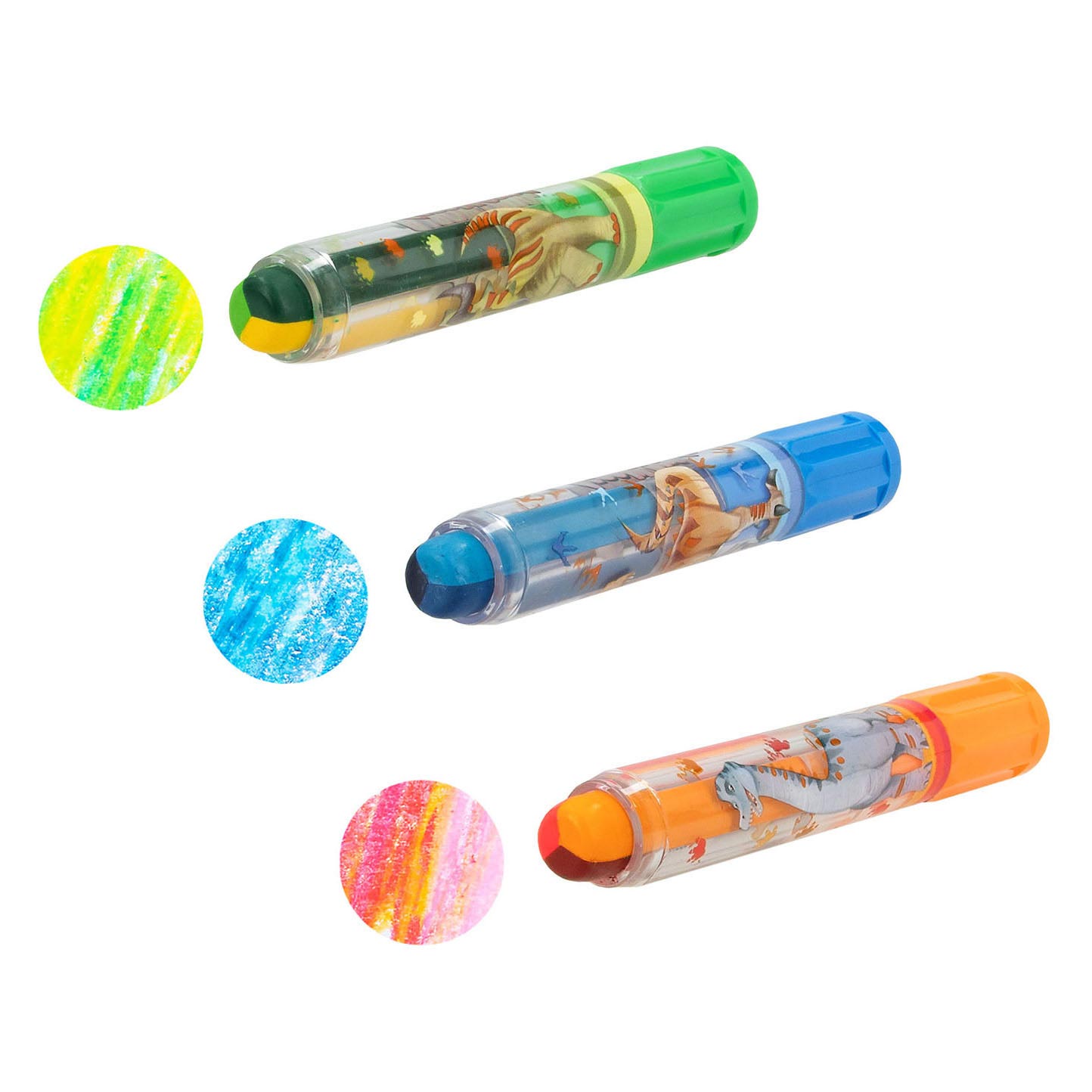 Dino World Mini Dino Tricolor Waskrijt