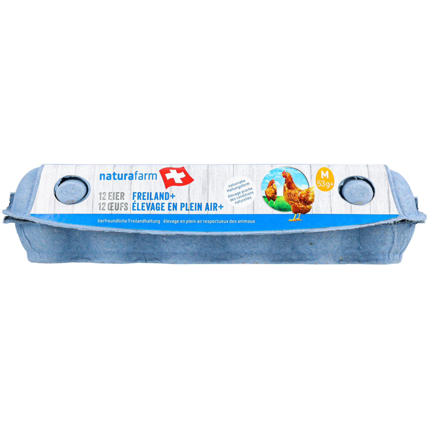 Naturafarm Eier aus Freilandhaltung 53g+ 12 Stück