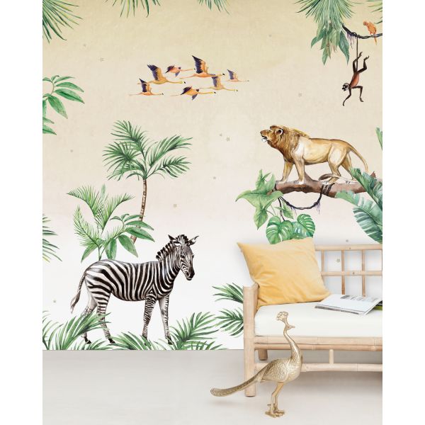 Creative Lab Amsterdam King Of The Jungle Behang 200 x 280 cm