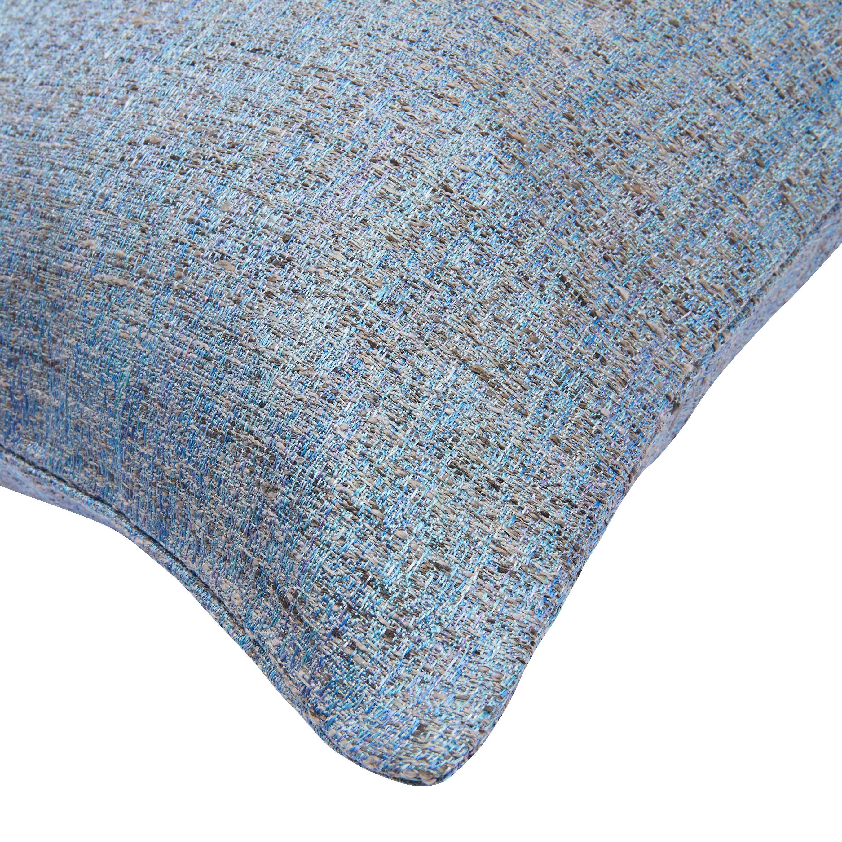 AURIA Zierkissen - Hellblau / B: 45.0 cm x H: 45.0 cm