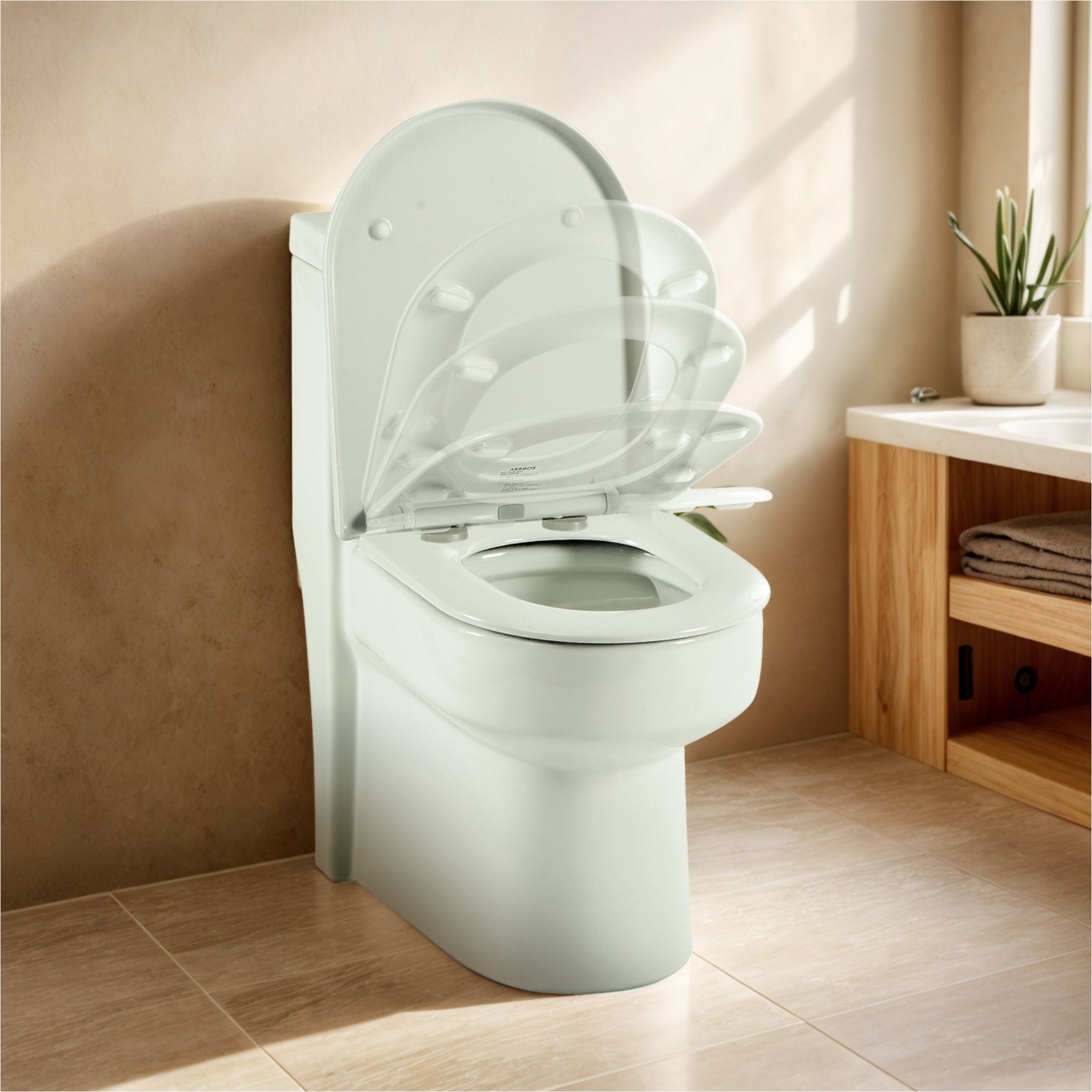 Toilettendeckel  D-Form