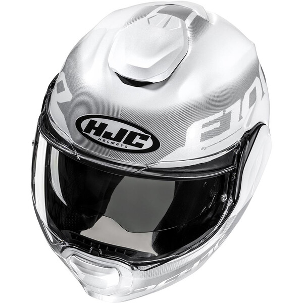 HJC - Casque F100 Hetal MC10 / Blanc / Gris Clair