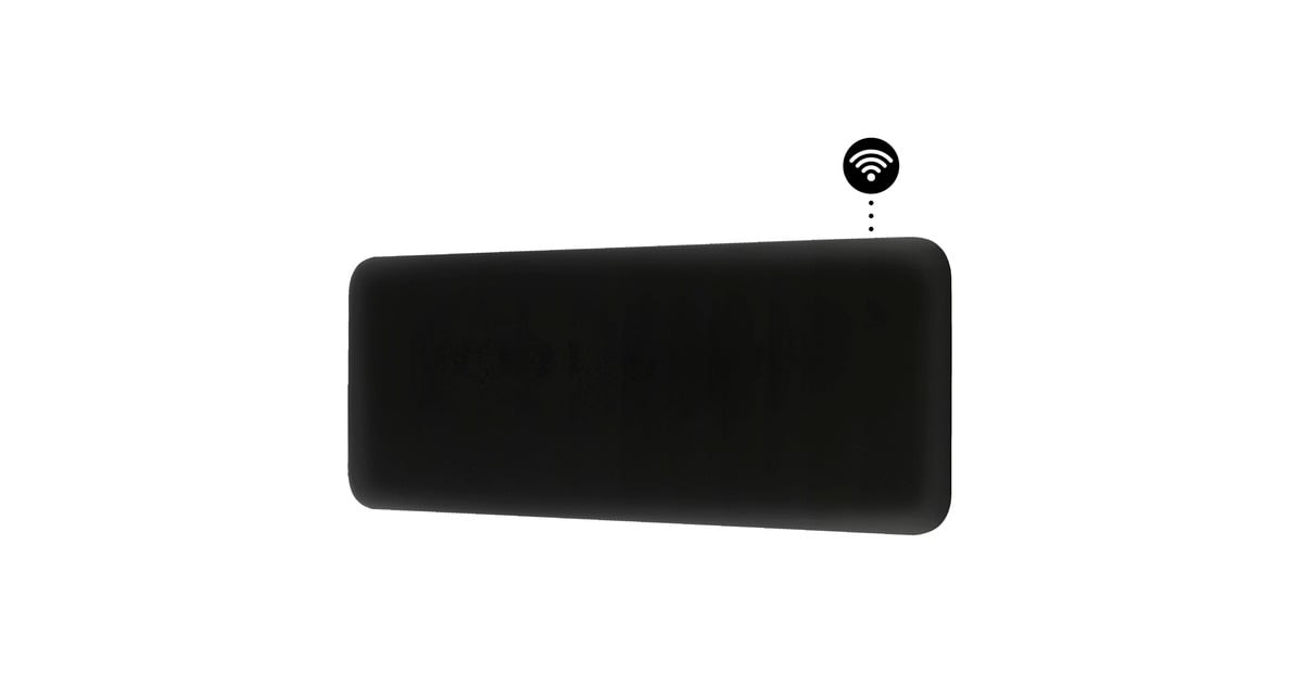 MillSteel WiFi paneelverwarming PA1300WIFI4 Black, 1300 Watt convector  (Zwart, wifi 2,4 GHz (wifi 6), Bluetooth 5.2, Zigbee 3.0 + App)