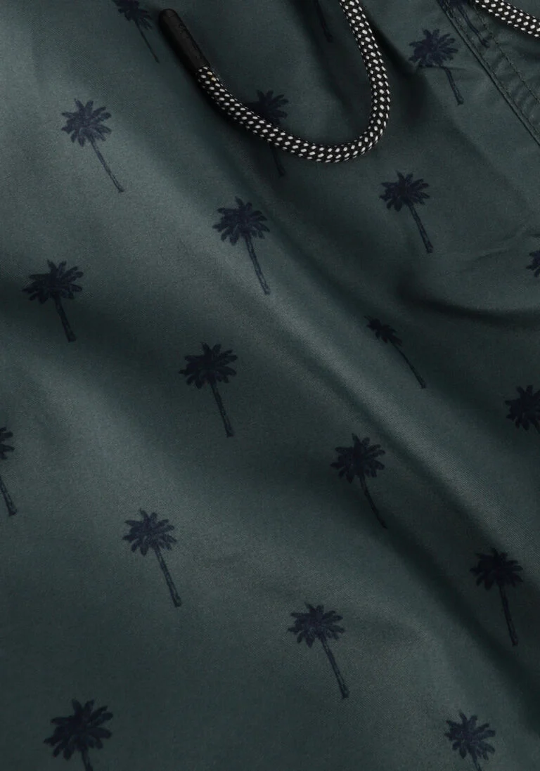SHIWI groene shiwi  men swimshort scratched shiwi palm