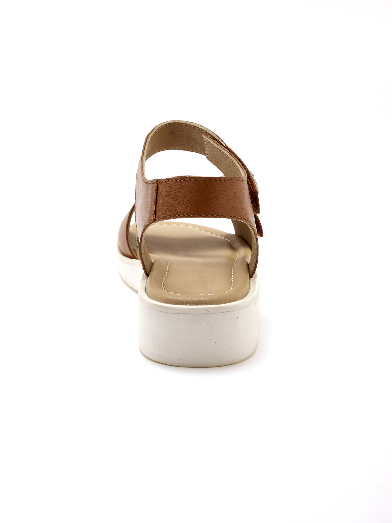 Sandales cuir double patte scratch