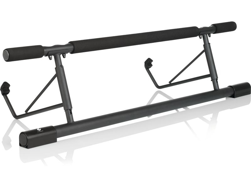 FitEngine Klimmzugstange Multi Door Gym, Schwarz Klimmzugstange geeignet für Boden- und Türmontage