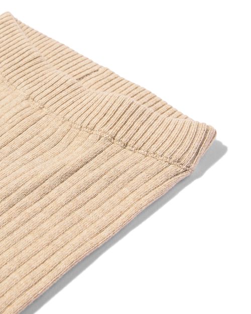 legging en maille côtelée pour bébé sable