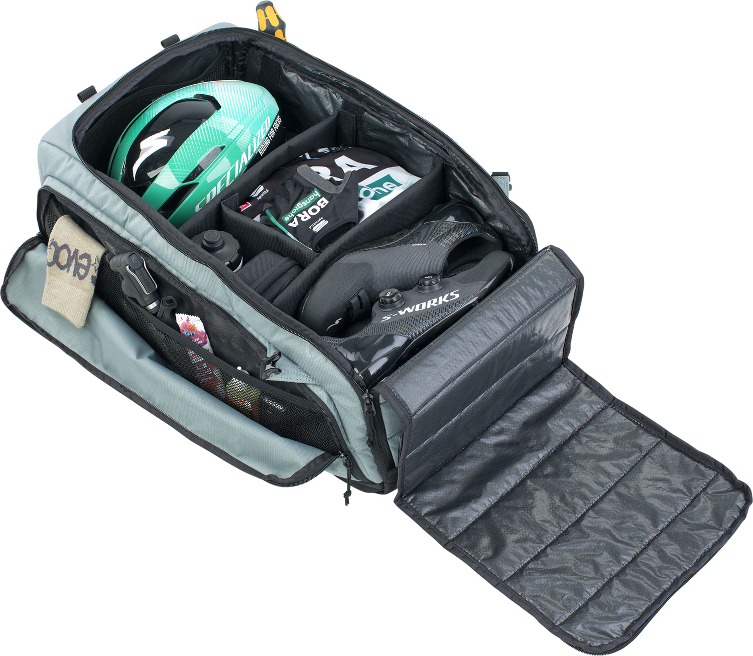 EVOC Gear Bag Rygsæk 55 L Stål