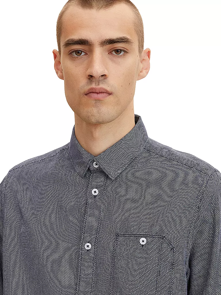 TOM TAILOR Hemd dunkelblau