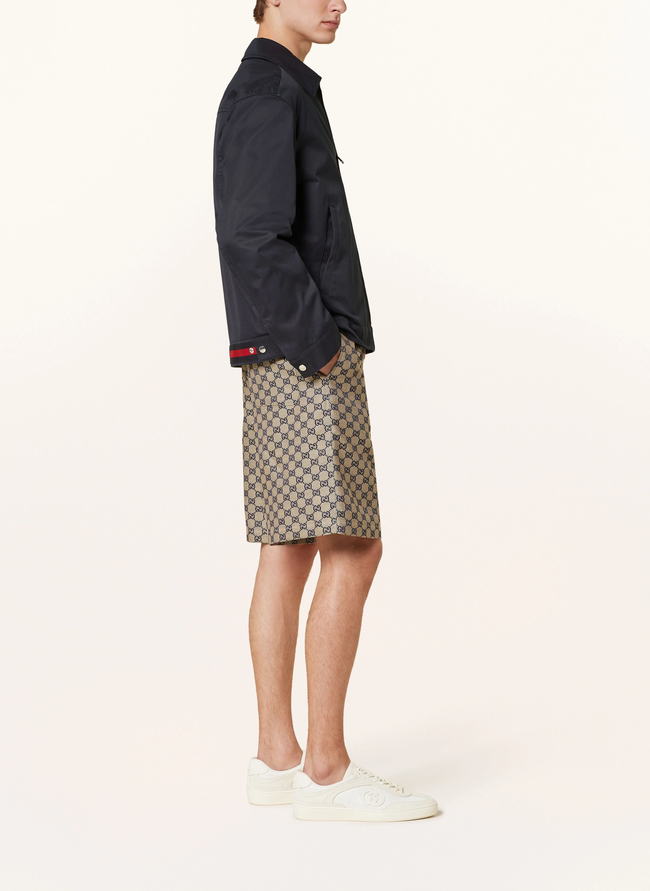 GUCCI Sweatshorts mit Leinen