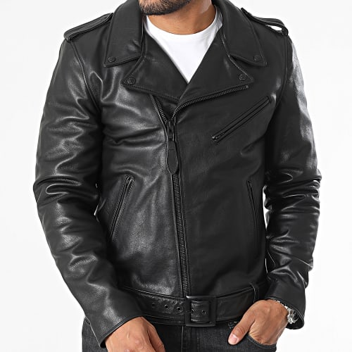 Veste Cuir LC1140 Noir