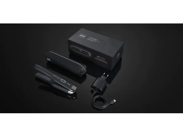 GHD Keramisk Glattejern Ghd Unplugged Sort