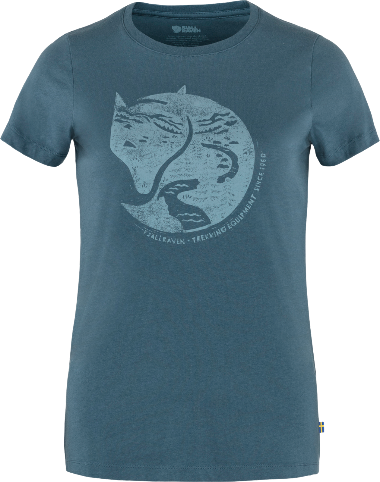 Fjällräven Arctic Fox Print Damenshirt