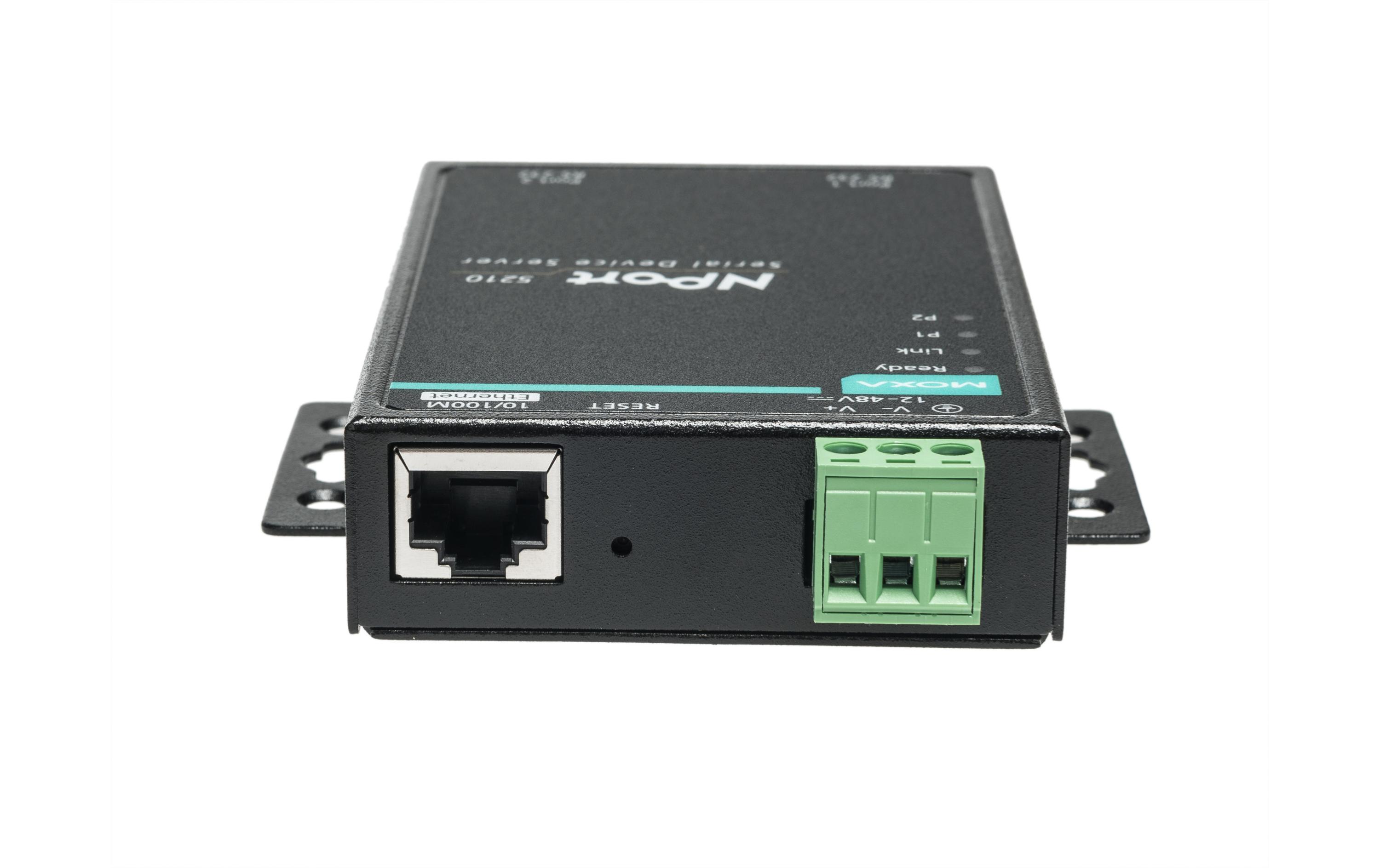 Serieller Geräteserver NPort 5210<br>Serieller 2-Port-RS-232-Geräteserver