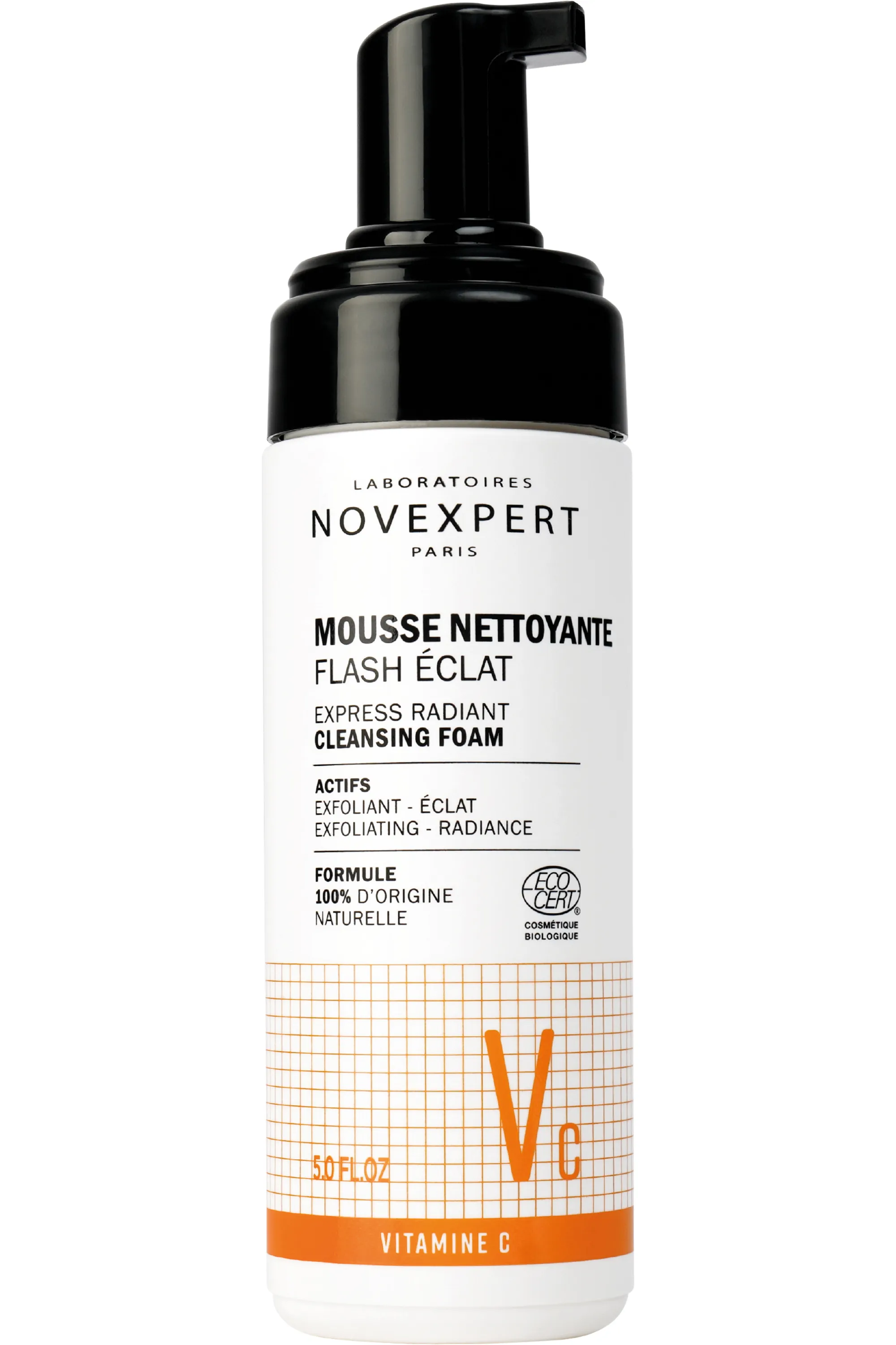 Novexpert Mousse nettoyante Flash Eclat-150 ml
