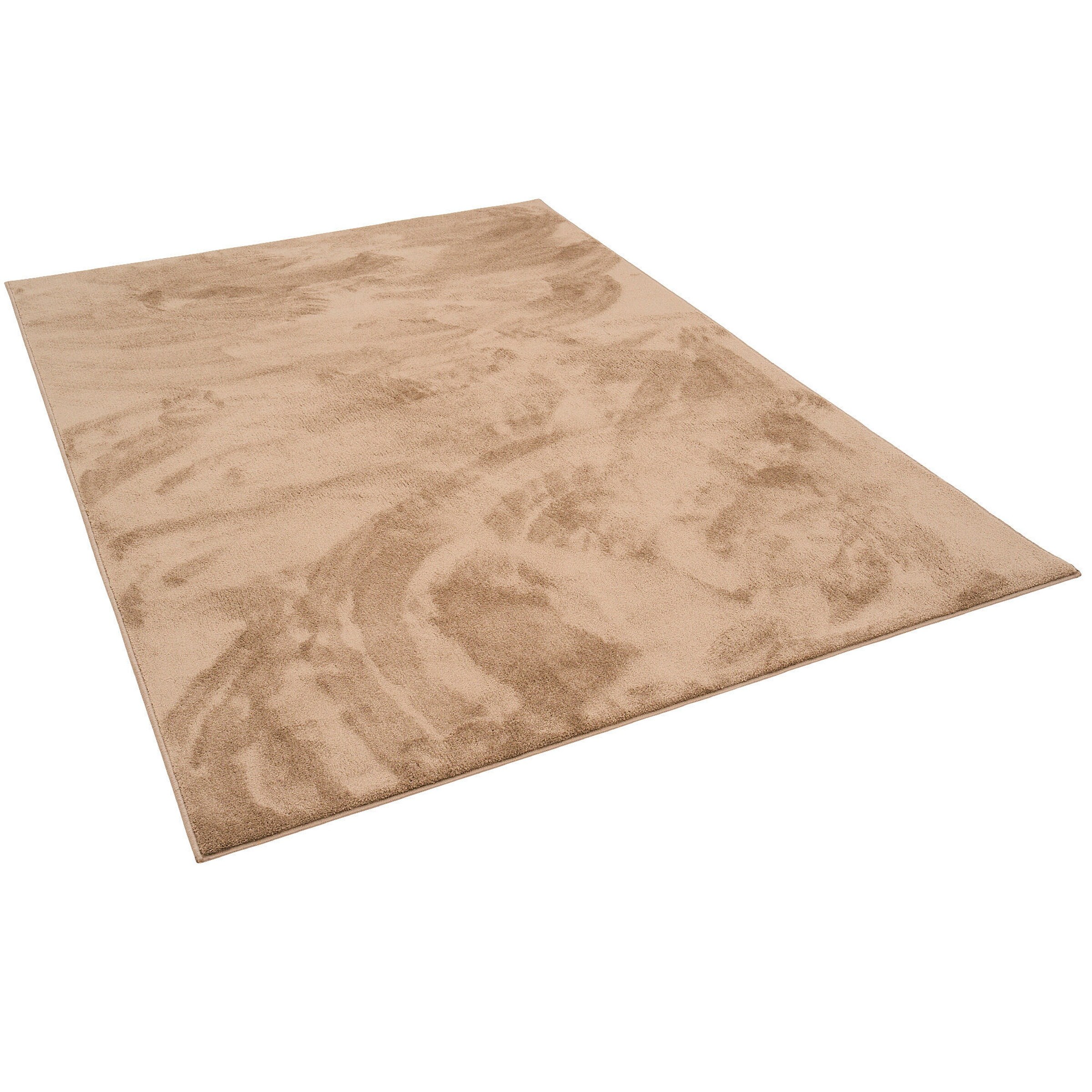 Pergamon Hochflor Langflor Teppich Super Soft Melia Kids Taupe - 120x170 cm