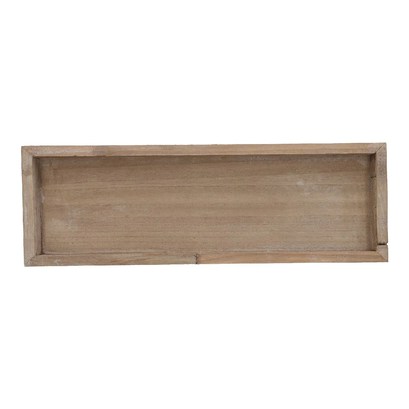 Schale Altholz, grau-gewischt, 45 x 15 x 4 cm