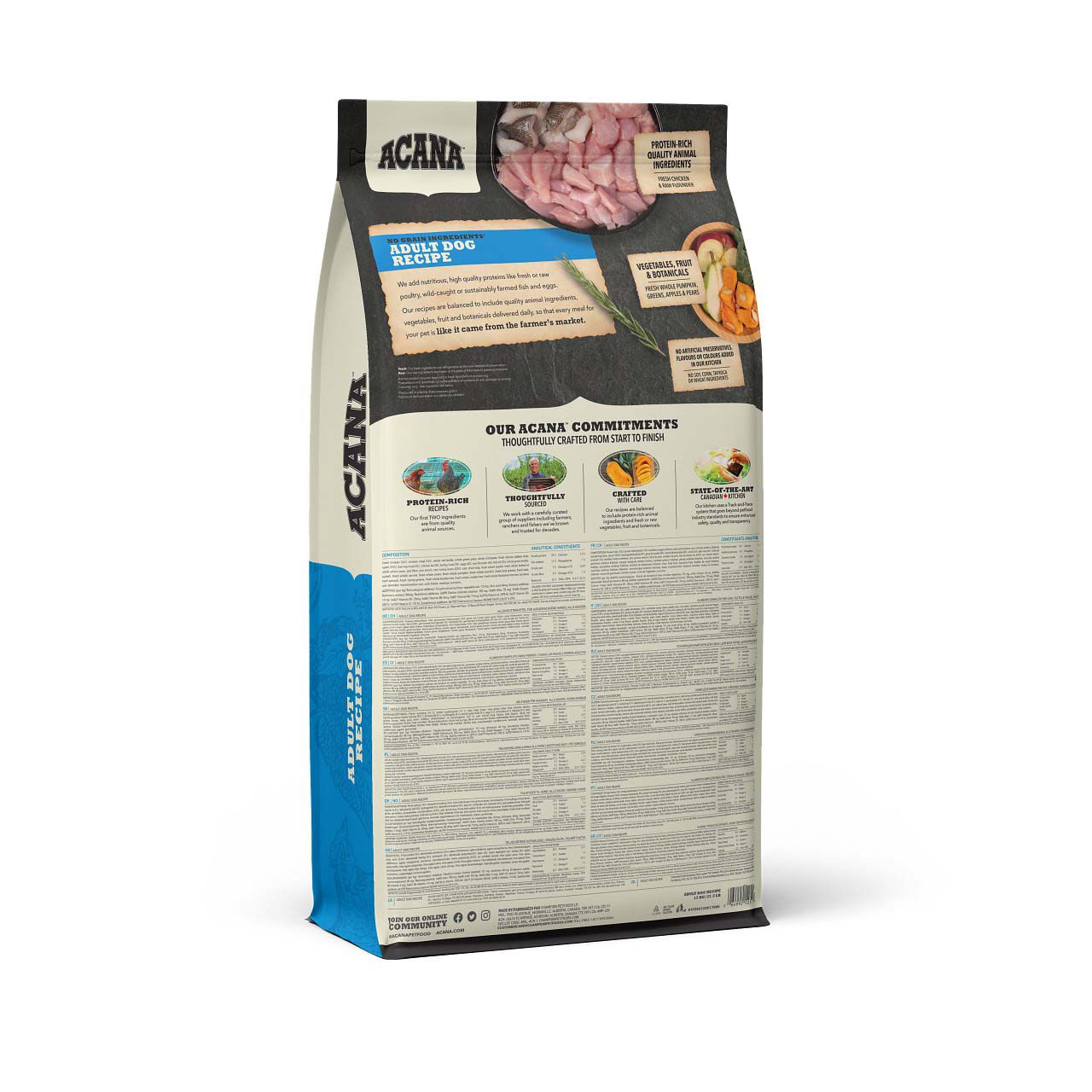 Acana Dog recipe Adult - Hondenvoer - 17 Kilogram - gevogelte