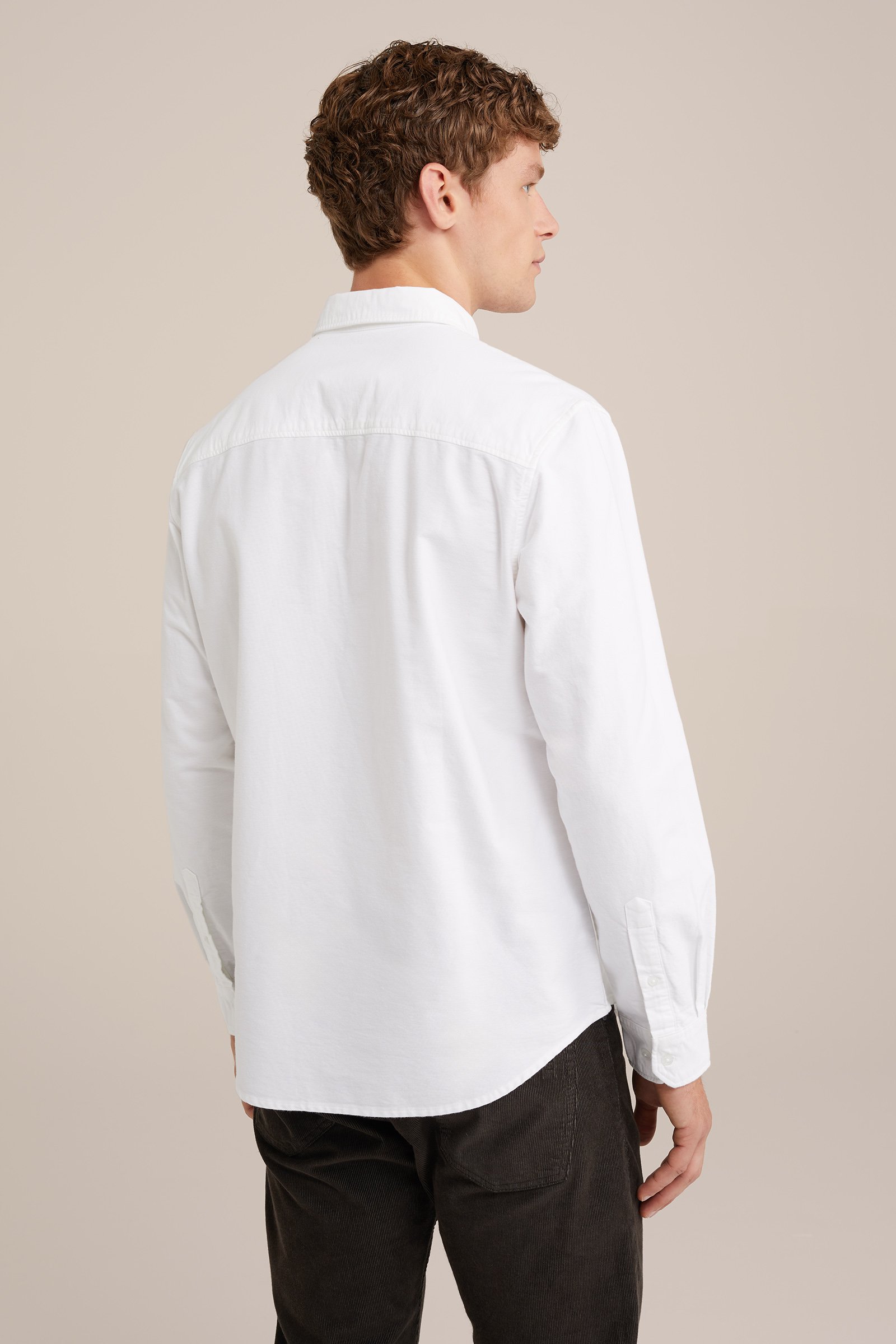 oxford overhemd Blue Ridge Wit