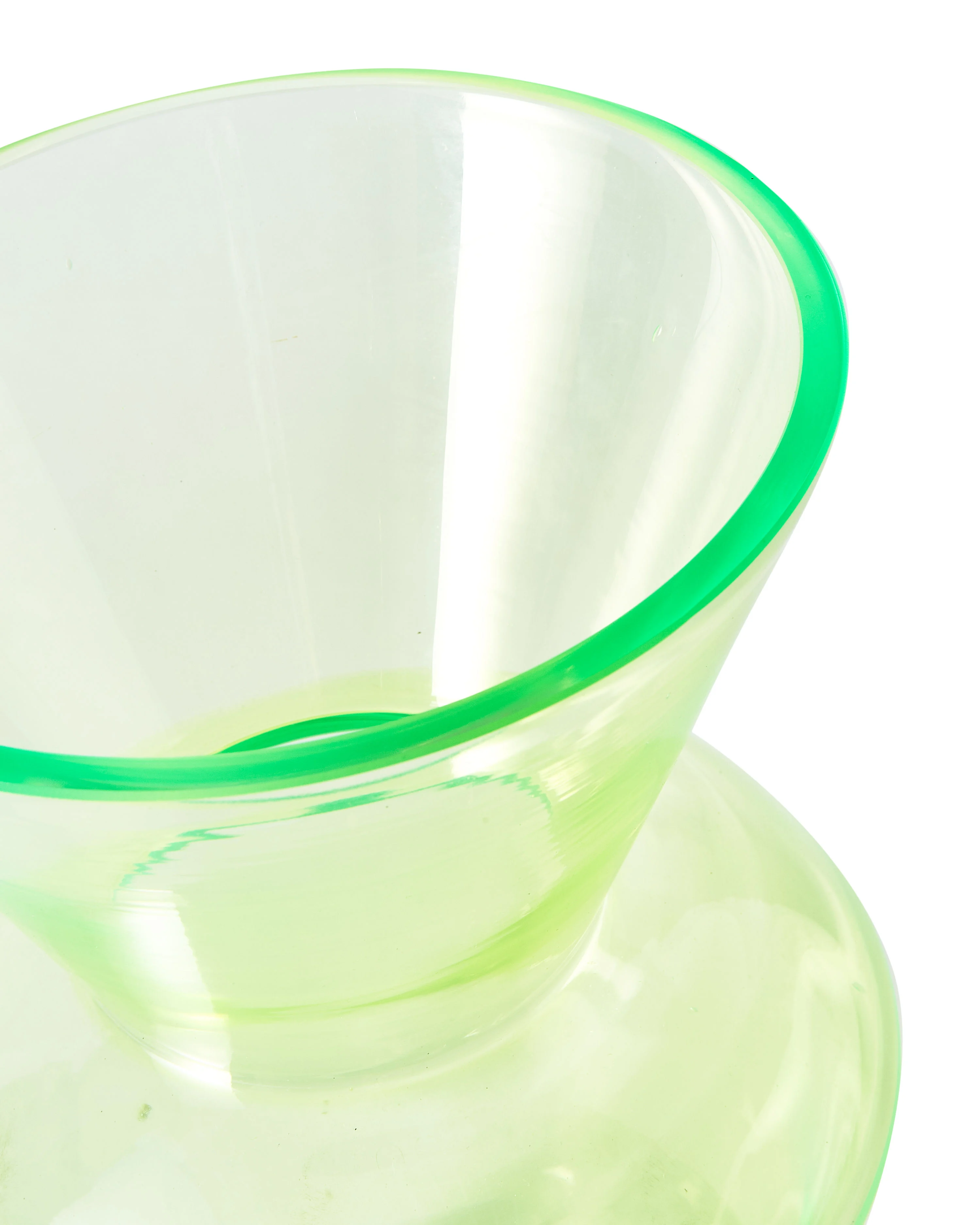 FAT NECK - Vase verre | Vert
