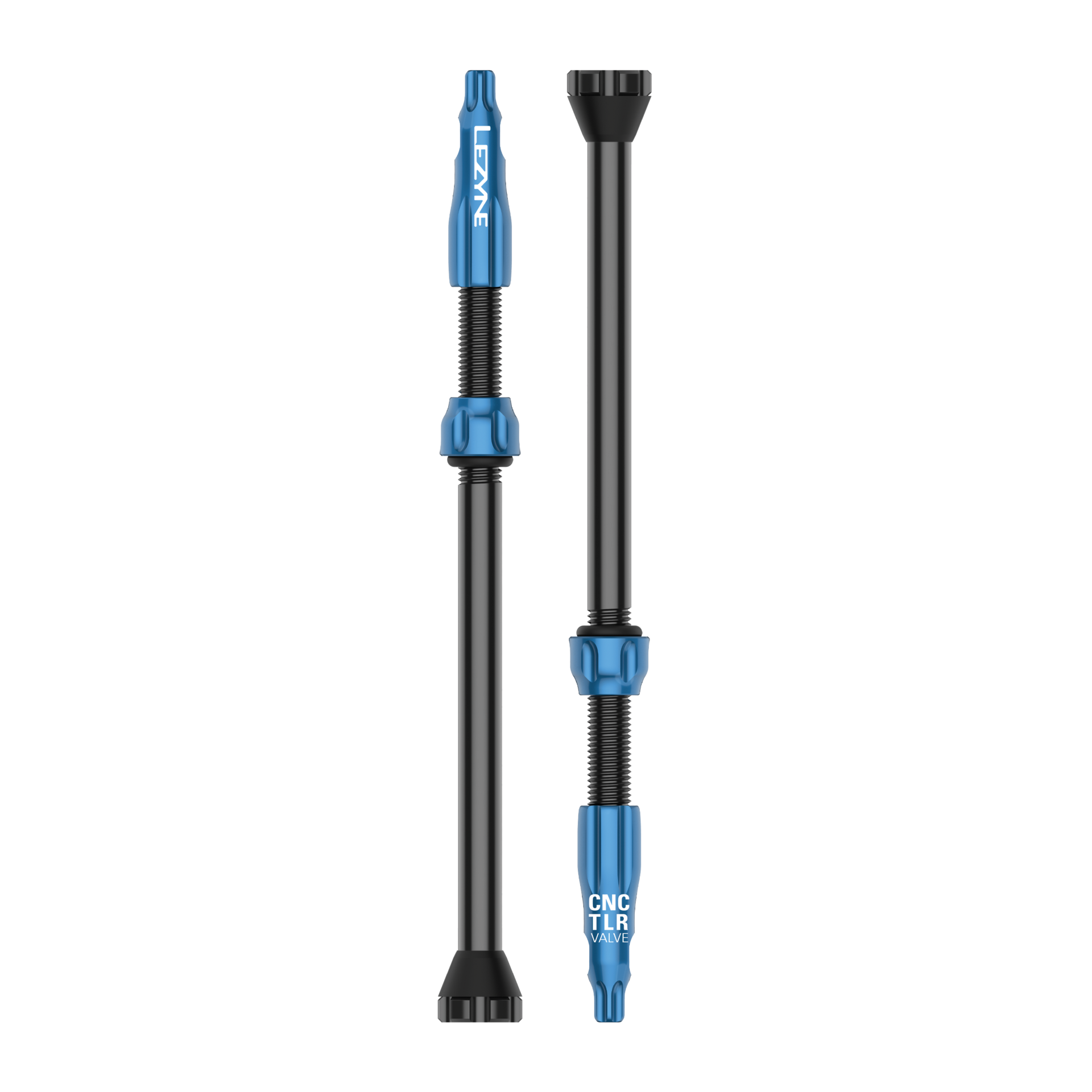Lezyne CNC Tubeless Valve Kit 80 mm Blauw