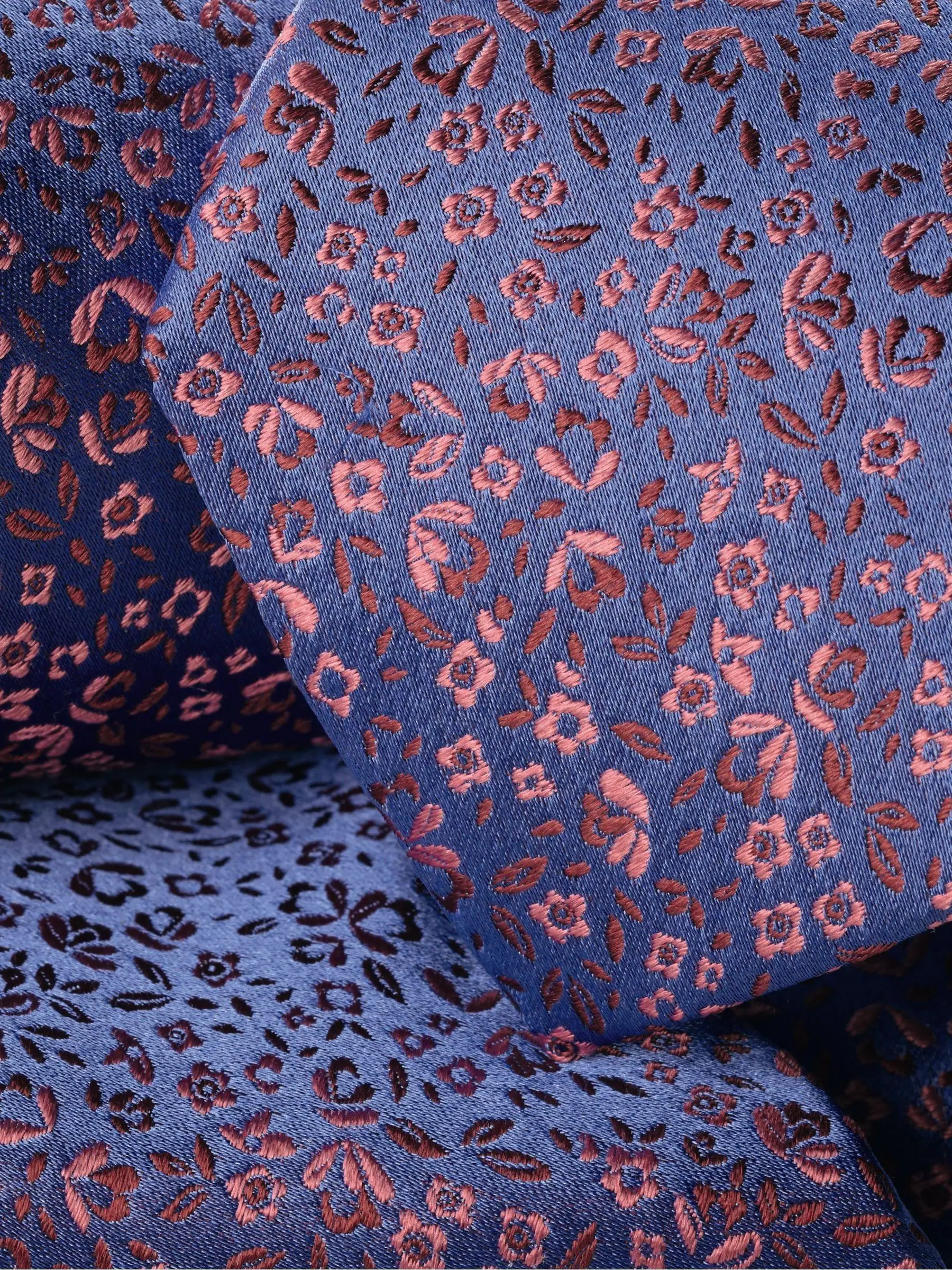 Charles Tyrwhitt Mid And Pink Silk Floral Tie