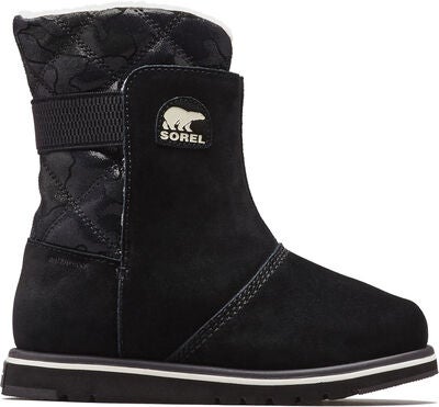 Sorel Children's Rylee Vintersko, Black/Light Bisque